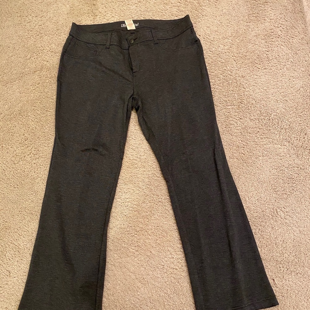 Size 22 W Faded Glory Charcoal Pants